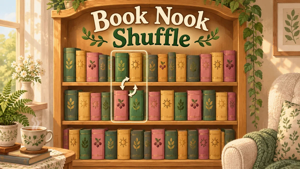 Book Nook Shuffle Guide: Sort in Fewer Turns artwork