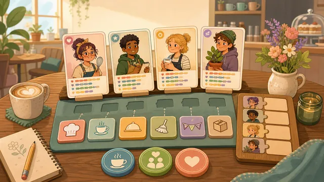 Cozy Co-Workers cozy role matching puzzle game preview