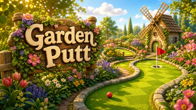 Garden Putt cozy mini golf game preview