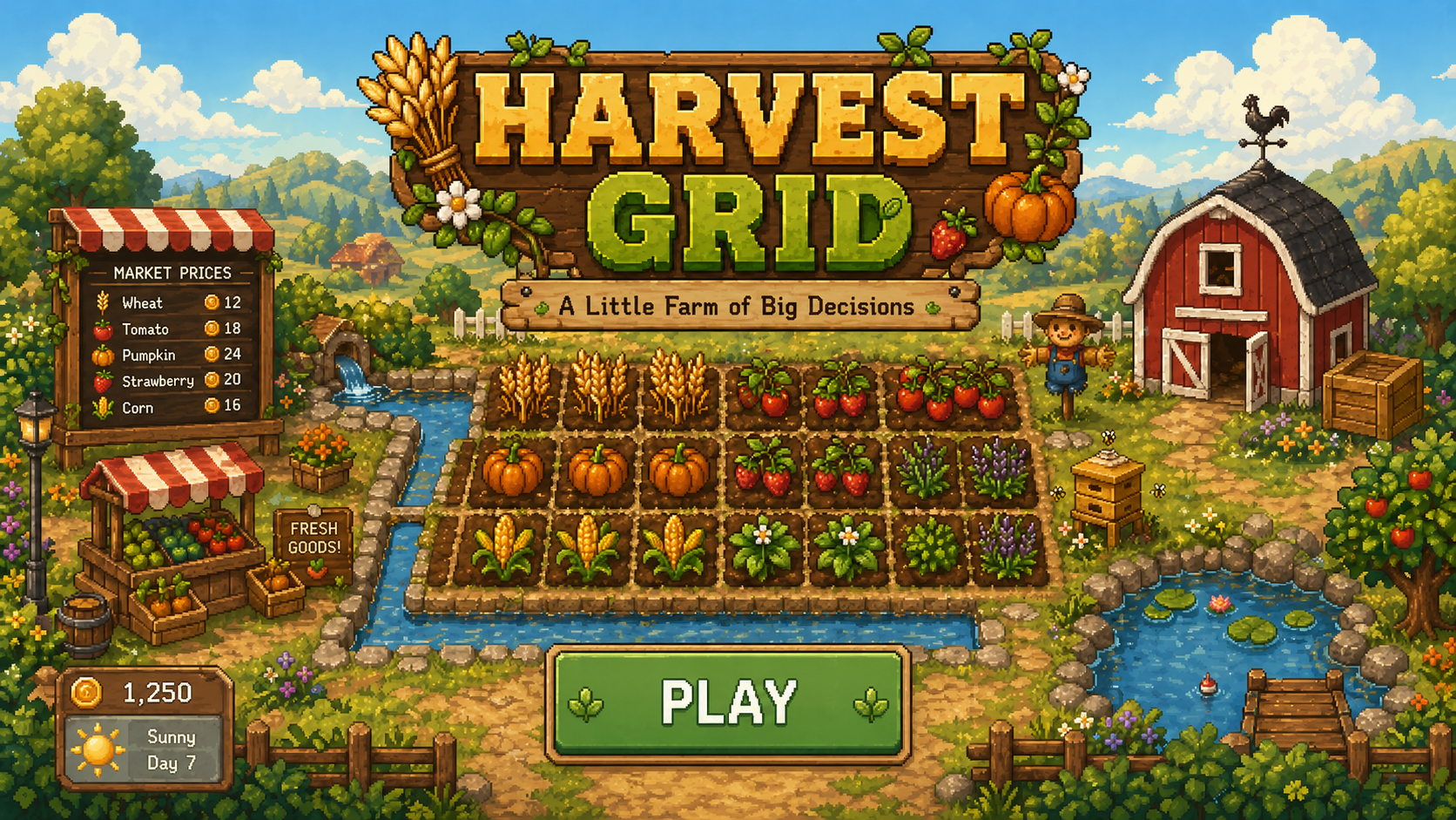 Harvest Grid gameplay artwork