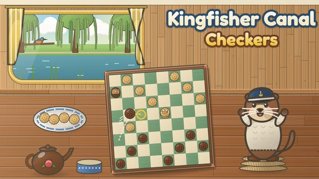 Kingfisher Canal Checkers checkers cover artwork