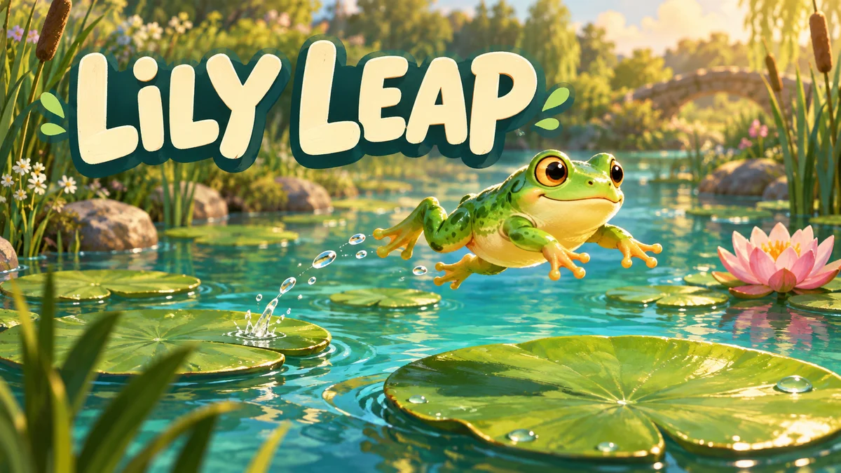Lily Leap: Aim Where the Lily Pad Is Going artwork