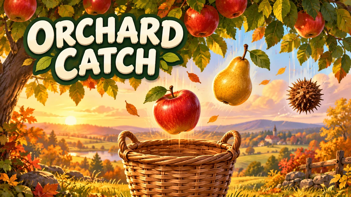 Orchard Catch: Fill the Crate, Dodge the Bees artwork