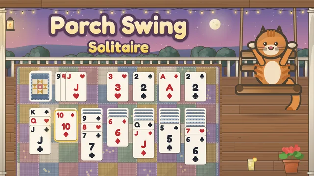 Porch Swing Solitaire klondike solitaire cover artwork