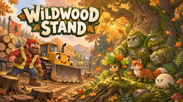 Wildwood Stand cozy auto battler cover artwork